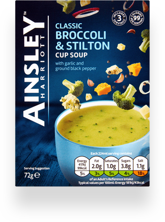 Ainsley Harriot Broccoli & Stilton Cup Soup