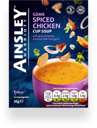 Ainsley Harriot Goan Spiced Chicken Cup Soup(BBD10/24)