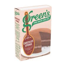 Green’s chocolate sponge mix