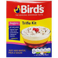 Birds raspberry trifle kit