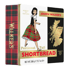 Walkers petticoat tail shortbread tin 360g