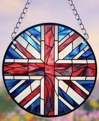 Union jack window hanging (acrylic)