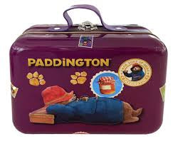 Paddington Suitcase Tin with orange marmalade chocolate chunk cookies