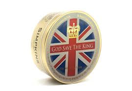 Simpkins mixed fruit drops - God save the King tin 175g