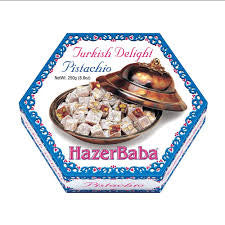 HazerBaba Turkish Delight, pistachio 250g (BB 10/24)