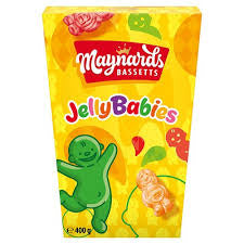 Maynard Bassett’s jelly baby carton 350 g