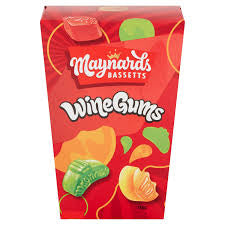 Maynards Bassetts, wine gums carton 350 g