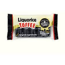 Walkers tray toffee, liquorice 100g