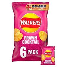 Walkers Prawn Cocktail 6pk