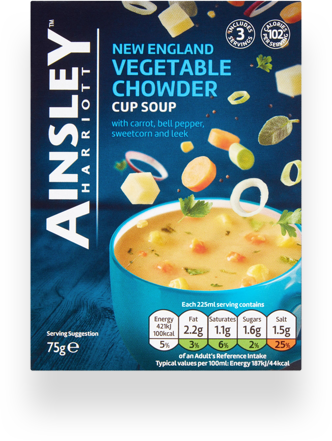 Ainsley Harriot New England Chowder Cup Soup (BBD Sept2024)