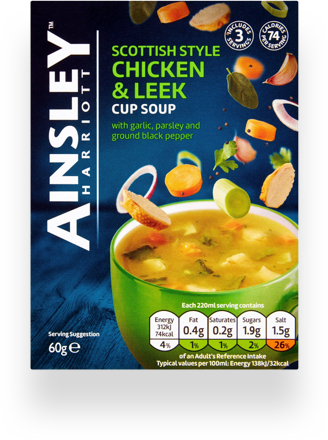 Ainsley Harriot Scottish Style Chicken and Leek Cup Soup