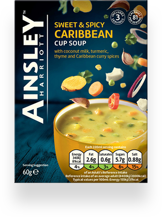 Ainsley Harriot Sweet and Spicy Caribbean Cup Soup