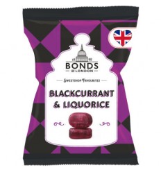 Bonds of London Blackcurrant & Liquorice Sweets 120g