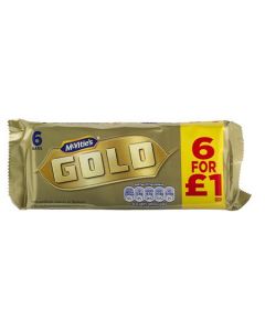 McVities Gold Bar 6 pack