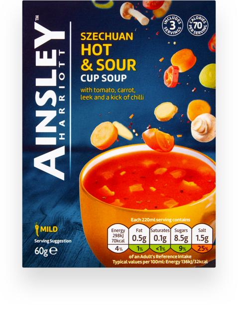 Ainsley Harriot Szechuan Hot and Sour Cup Soup