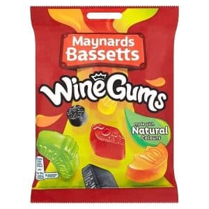 Maynards Bassetts Wine Gums bag 130g